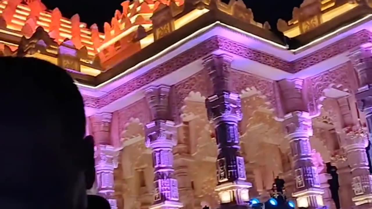 Ram Mandir Ayodhya pandal at Kolkata City