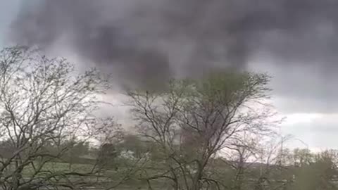 Tornado vs train