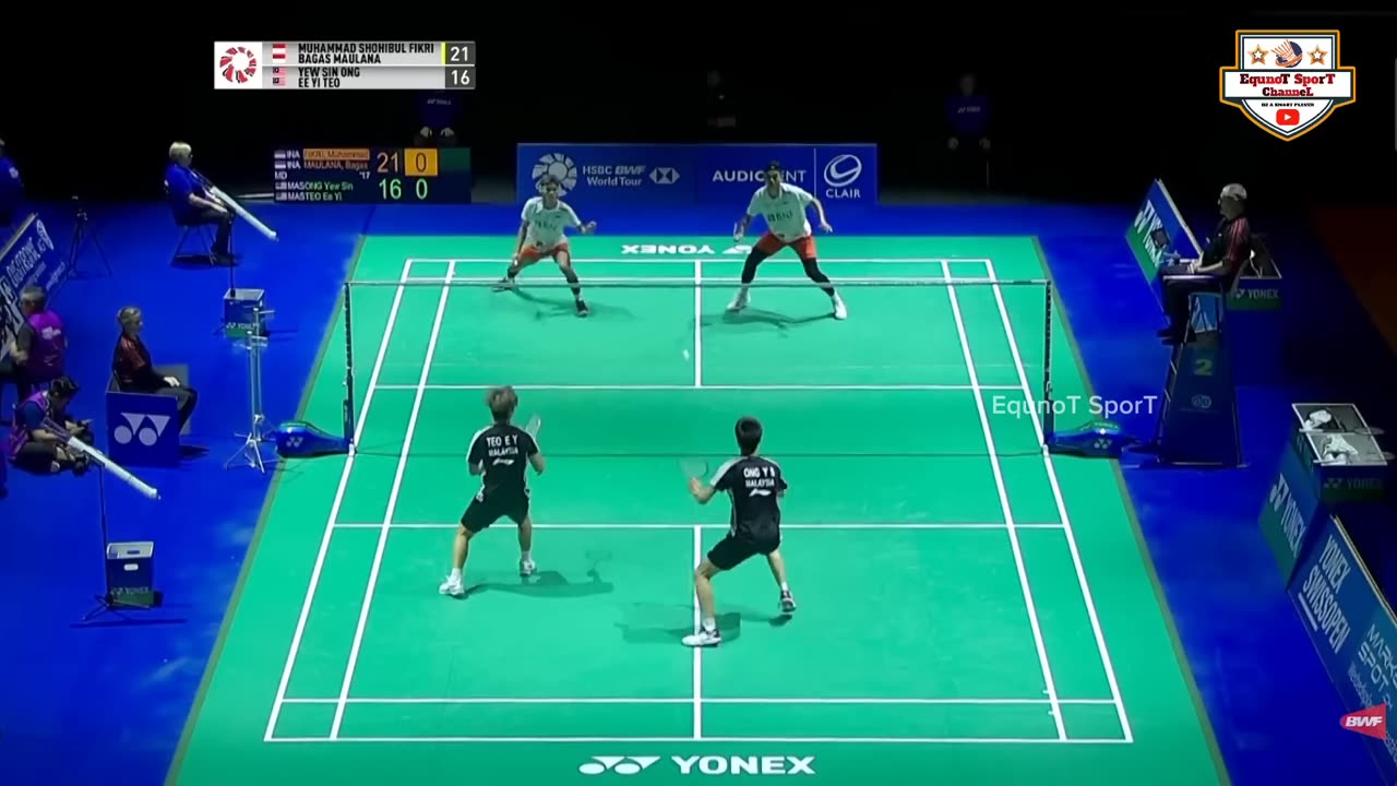 Highlights – MS Fikri/B Maulana vs YS Ong/EY Teo – Swiss Open 2023