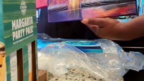 #answer to biglime78 #shippingpaintings #satisfiedcustomer #supportinglocalartists #gratefultoyou