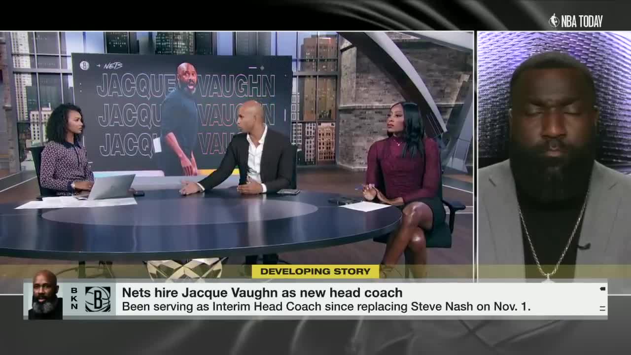 The Nets made the safe hire with Jacque Vaughn - Richard Jefferson NBA Today