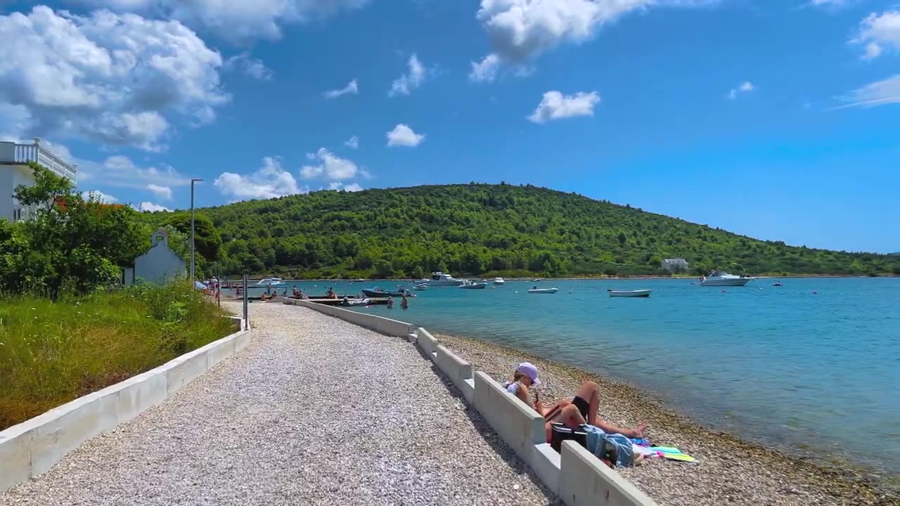 Azure Ambience Streets Walk | Exploring Primošten, Croatia: Stunning Beauty location"