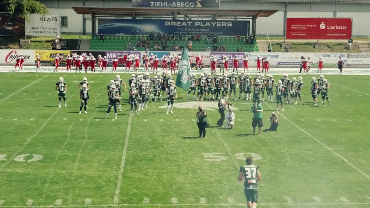 Das Haller Löwenbräu Hell bei den Schwäbisch Hall Unicorns - Football in Schwäbisch Hall