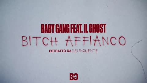 Baby Gang - Bitch Affianco [Official Visual Art Video] (feat. Il Ghost) [Official Visual Art Video]