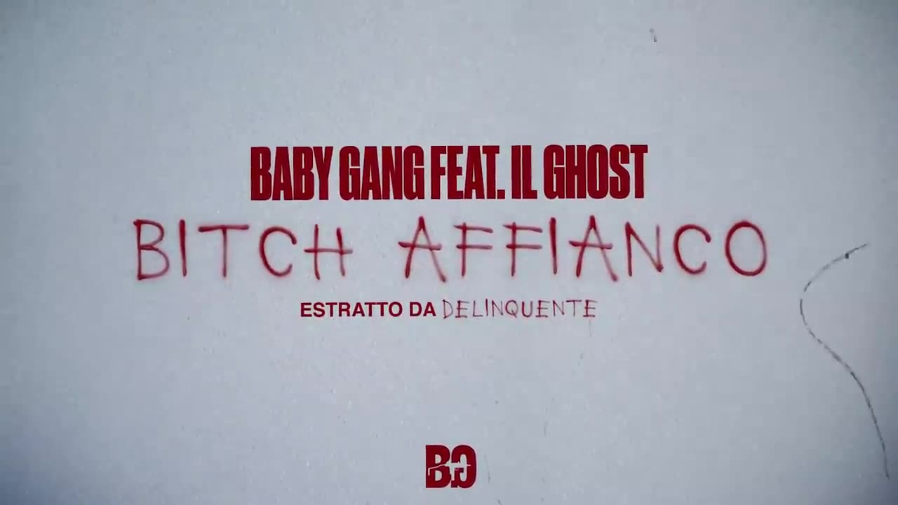 Baby Gang - Bitch Affianco [Official Visual Art Video] (feat. Il Ghost) [Official Visual Art Video]