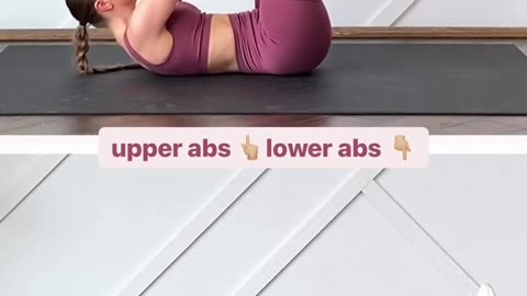 UPPER ABS vs. LOWER ABS