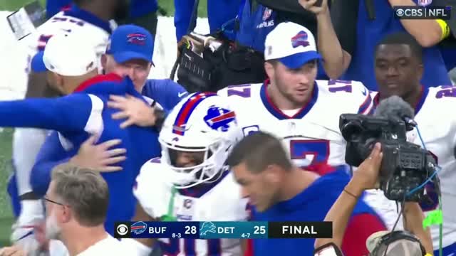 Josh Allen leads GAME-WINNING drive in 23 seconds vs. Lions
