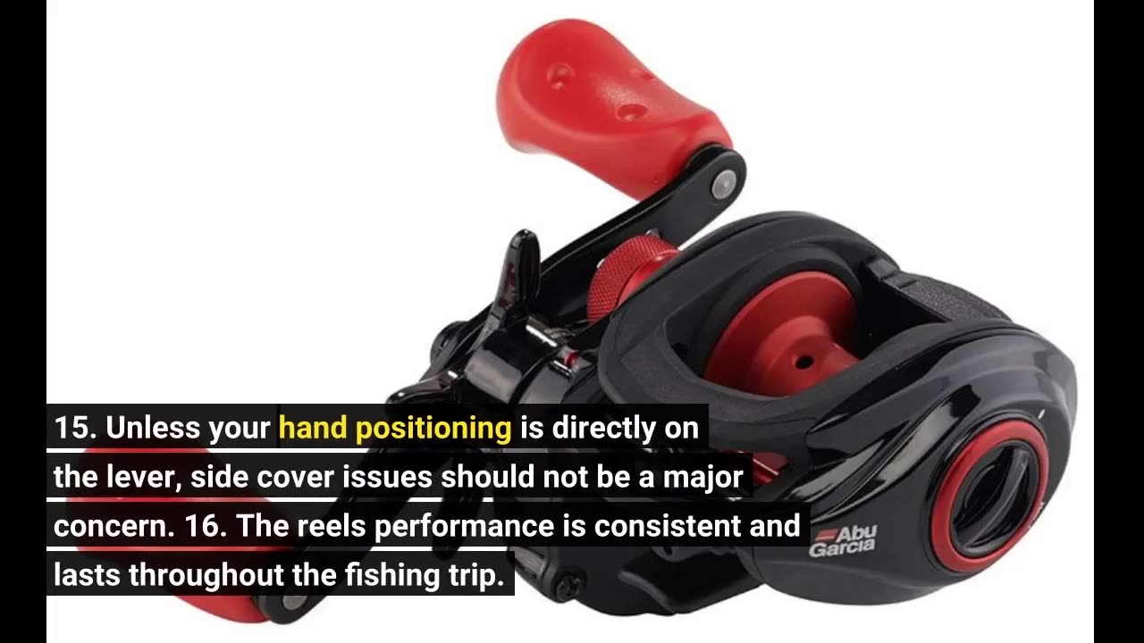 User Comments: Abu Garcia Revo X Low Profile Baitcasting Fishing Reel