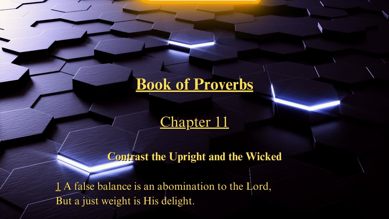 Christian Meme Video: Proverbs Chapter 11 (03/31/2024)