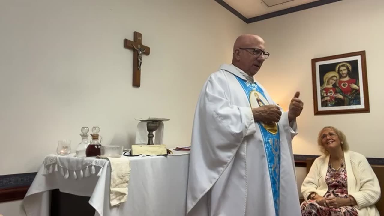 St Bernadette; No adoration; homily on Christ always!