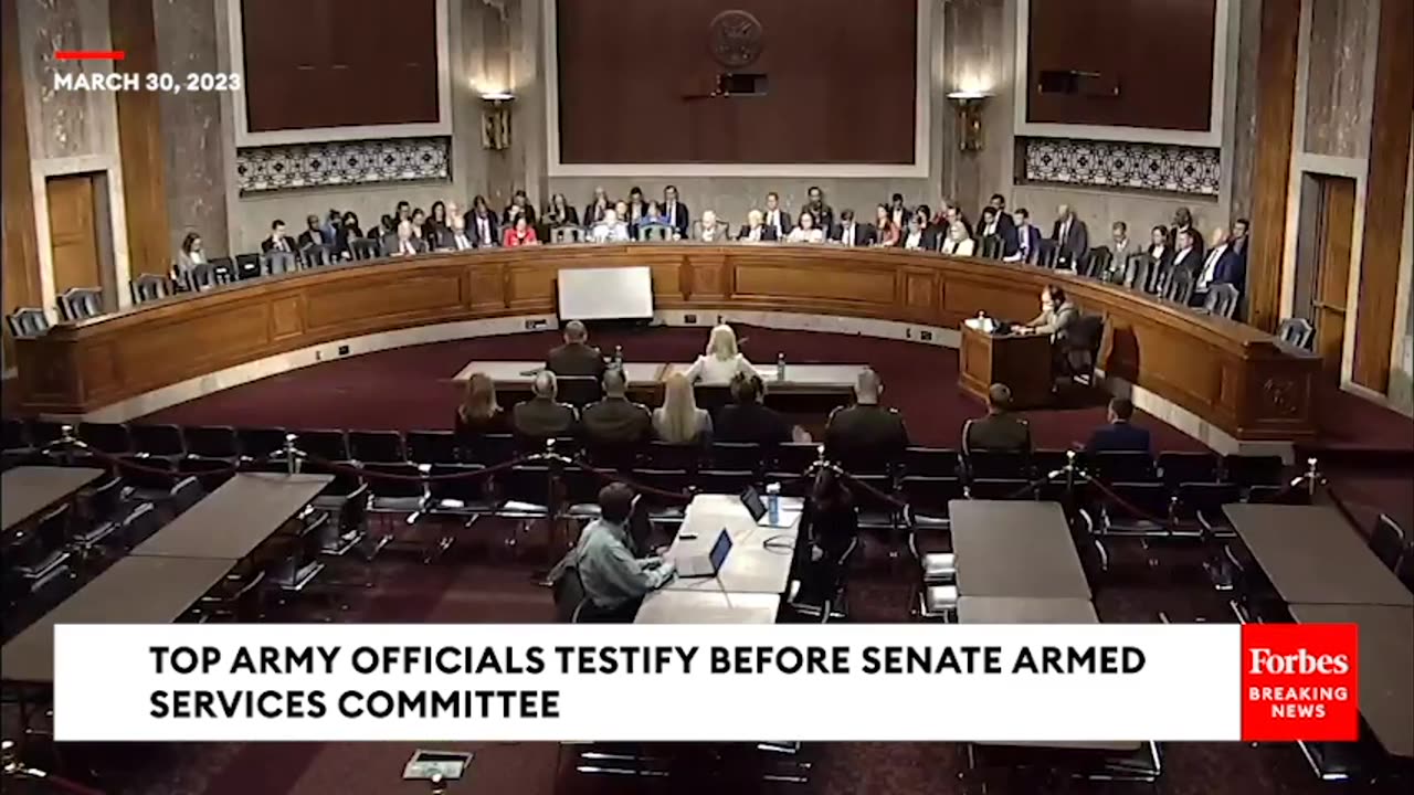 Jack Reed Leads Senate Armed Forces Committee Hearing Taking Testimony From Army Leaders