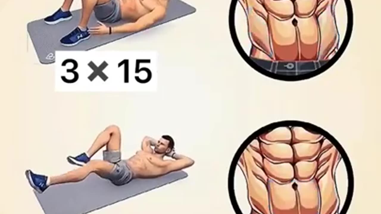 Full Six Pack ABS Workout at Home With Animation ll Six Pack Workout ll ABS Workout at Home