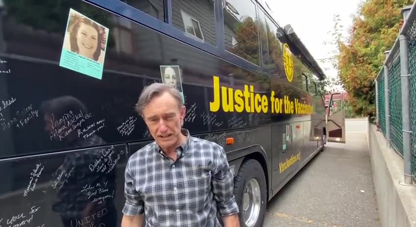 Justice for the "\/accinated" Bus Driving Across Canada