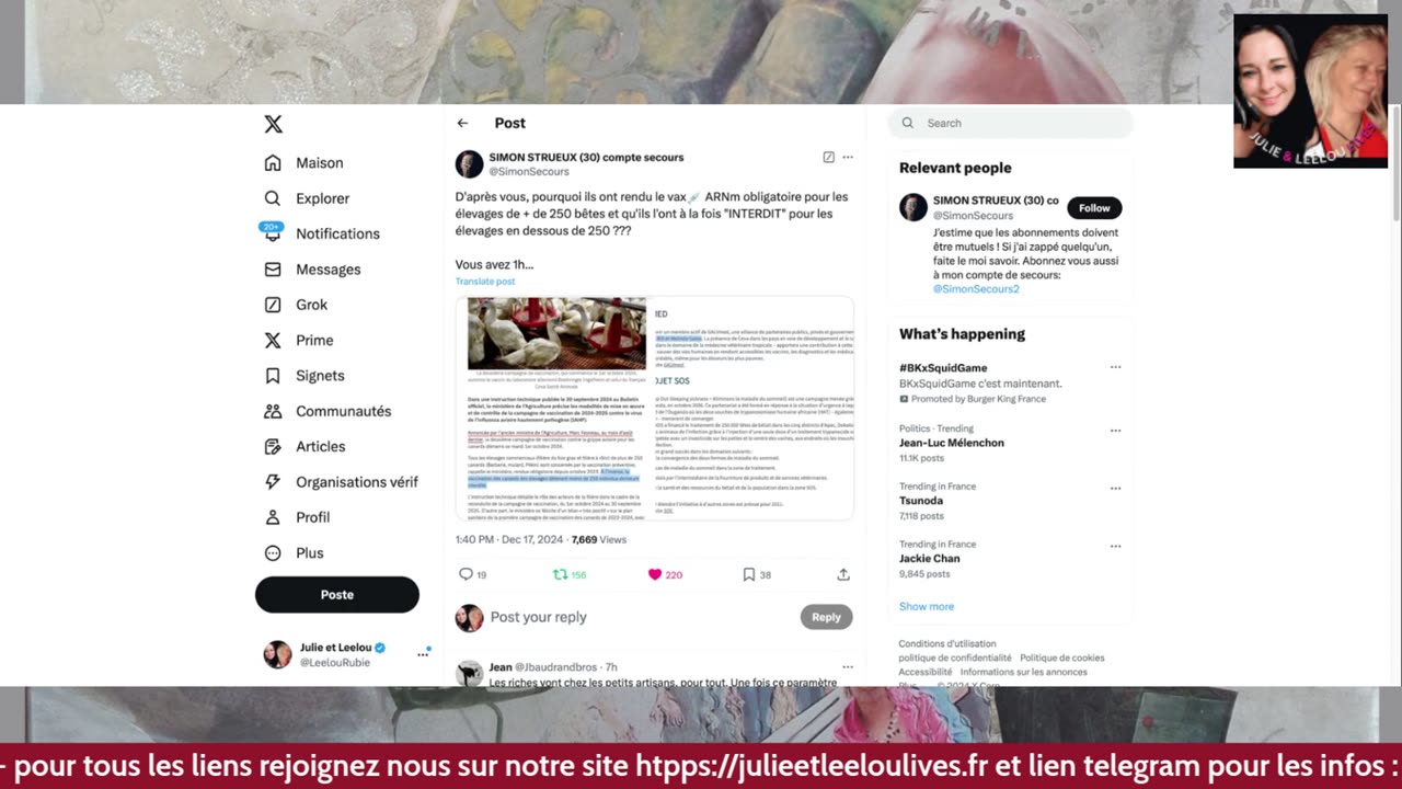 ApéroLiveLove avec Vous les Zzz'Amis 17.12 Les Zzz'Infos Bonheur de Leelou