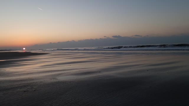 Sunset in de Haan Belgium