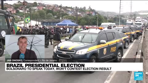 Brazil's Bolsonaro to speak today, won't contest election result • FRANCE 24 English