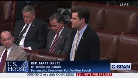 Matt Gaetz Nominates Donald Trump! He’s officially nominated! Wooooooo!