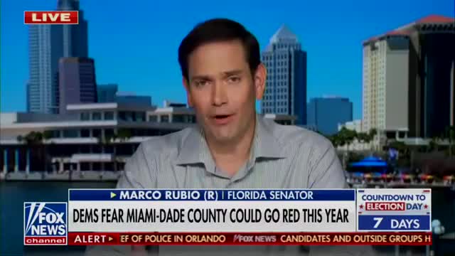 Marco Rubio discusses Bidens visit to Florida