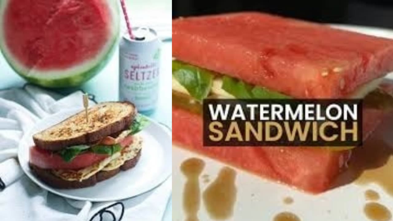 Watermelon Sandwich - different types of watermelon sandwiches