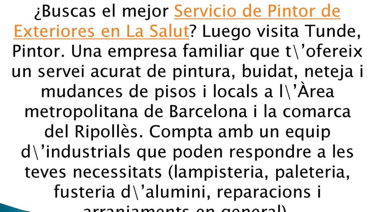 Consigue el mejor Servicio de Pintor de Exteriores en La Salut