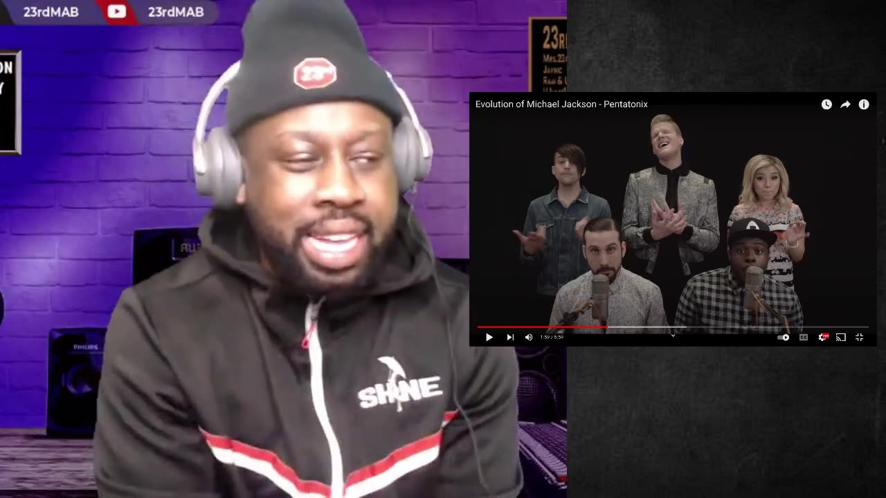 FIRST TIME HEARING Evolution of Michael Jackson - Pentatonix - @PTXofficial - 23rd MAB Reaction