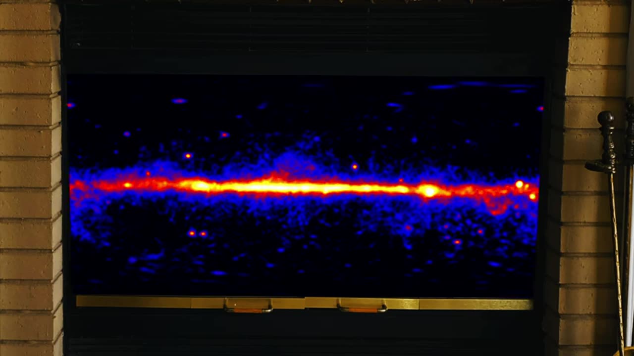 NASA's Cosmic Ballet: Unveiling the Enchanting Dance of Gamma Rays in The Crackling Fermi Fireplace