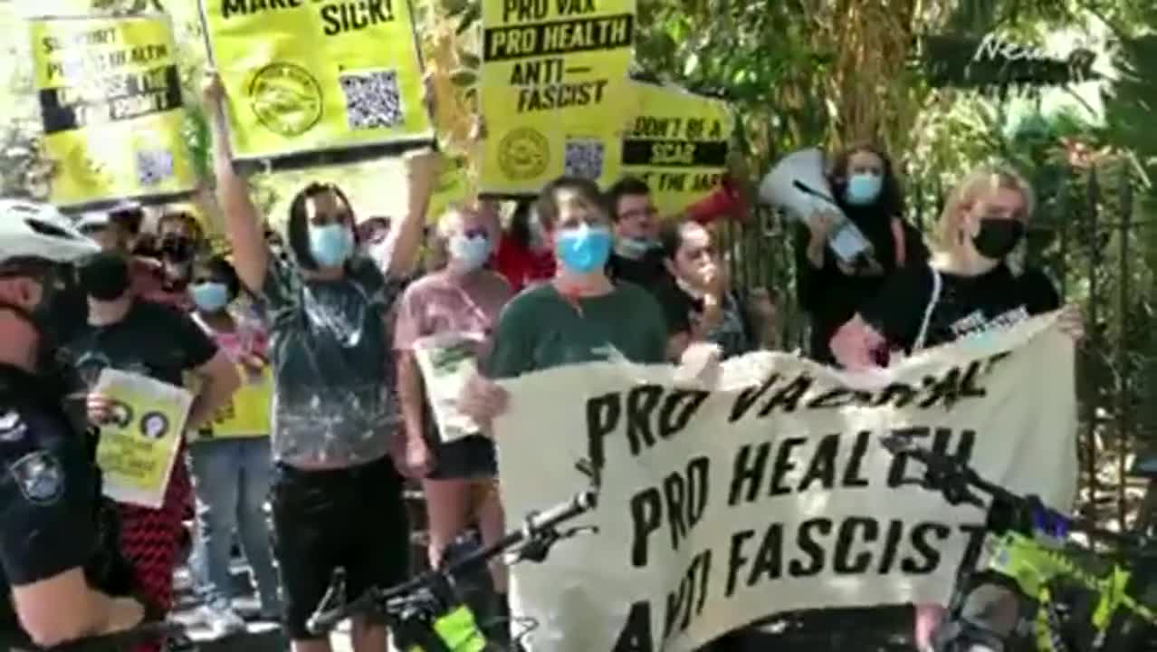 Antifa Brisbane Promoting Vaccines