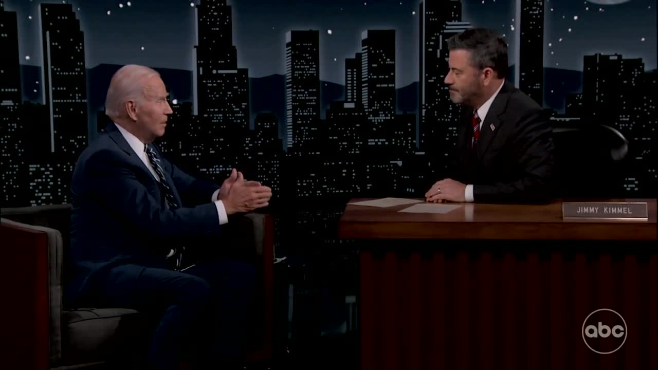 Biden Talks Abortion With Jimmy Kimmel