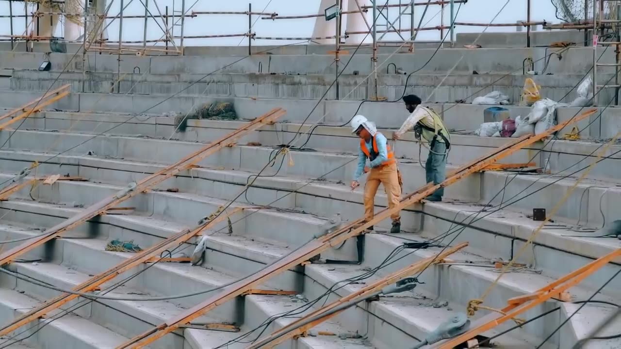 Making of World Largest Cricket Stadium