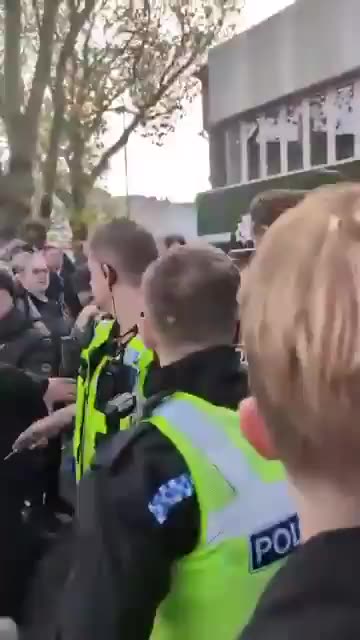 Leftist agitator arrested in Walsall today for interrupting the minute's silence
