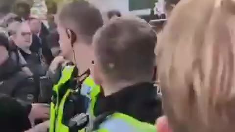 Leftist agitator arrested in Walsall today for interrupting the minute's silence