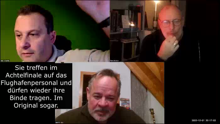 Lagebeurteilung mit Frank, Martin und Marc #01.12.22