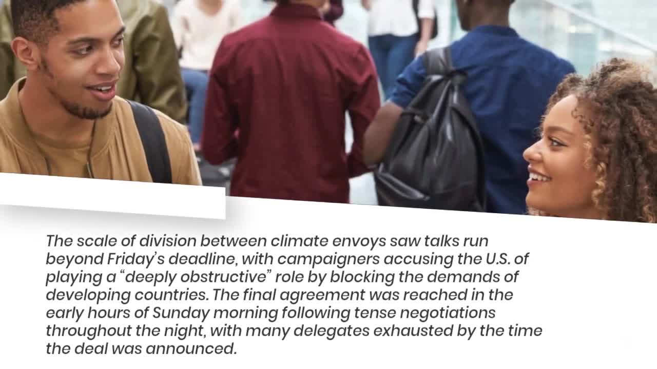 New global climate deal struck at conference in Egypt