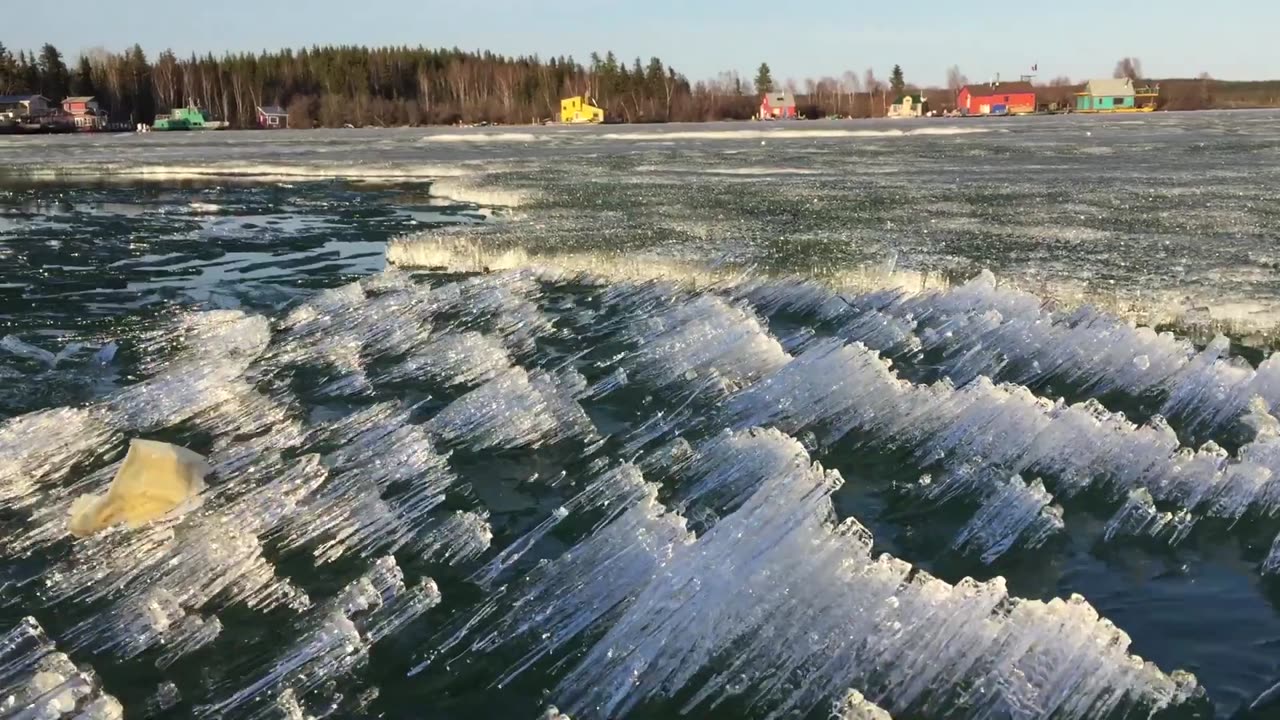 Crazy Candle Ice Waves | Satisfying