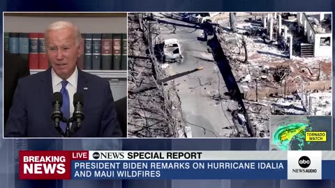 Joe Biden is ONCE AGAIN politicizing the fire in Lahaina