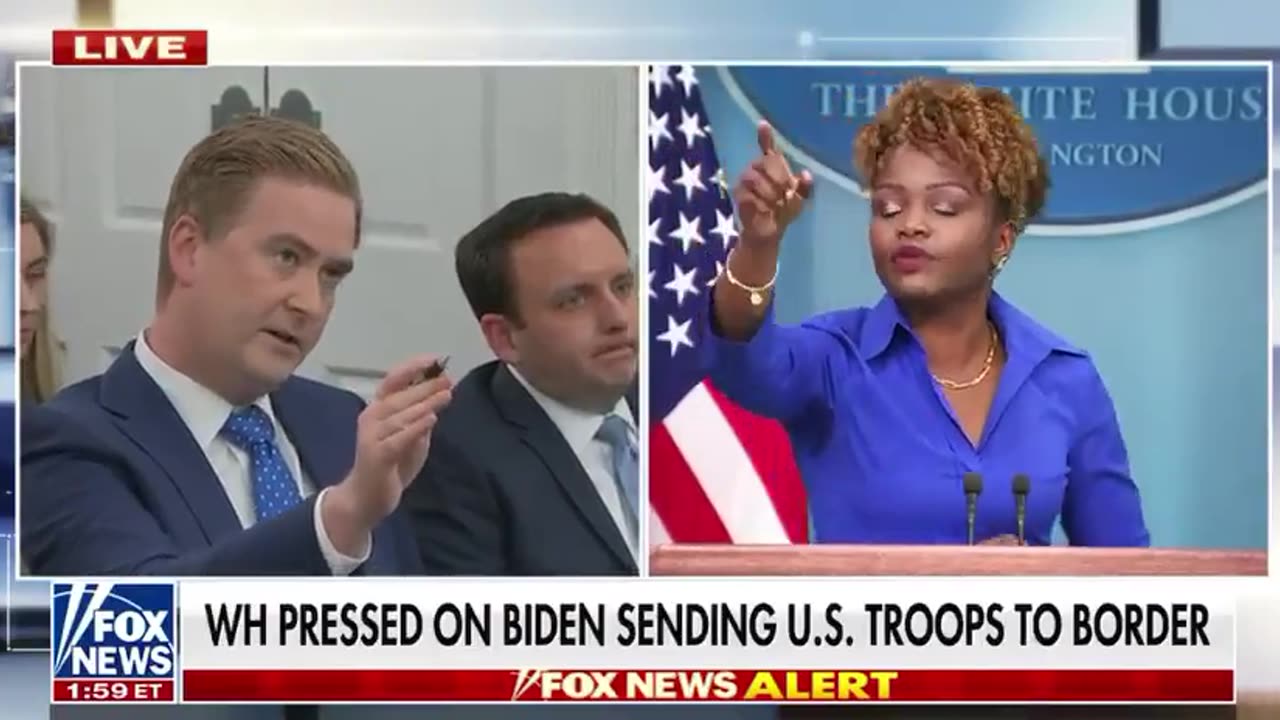 Doocy Asks KJP About Her Illegal Alien Numbers