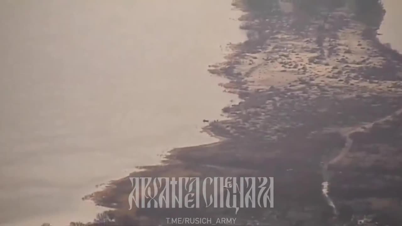 Video of surviving AFU soldiers trying to retreat from Krynok.