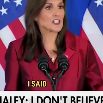 Why is Haley still running?