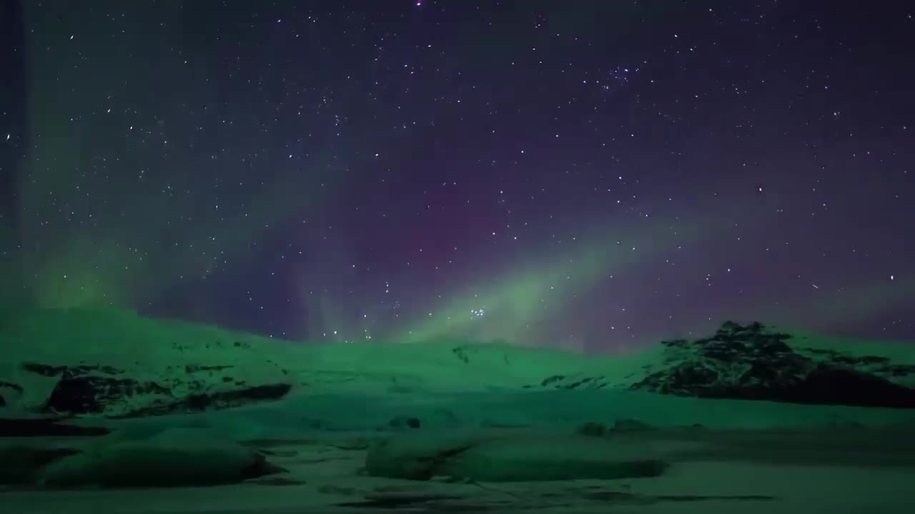 The most beautiful northern lights in 4K quality!