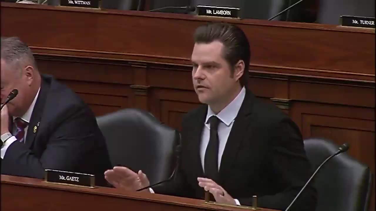 Rep Gaetz: Sec. Lloyd Austin ADMITS likelihood of shooting between U.S. & Gaza forces