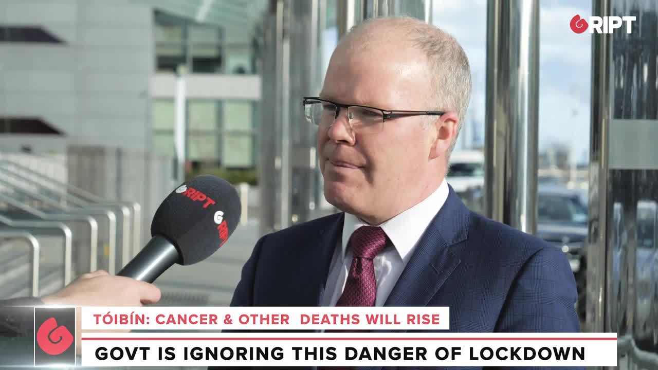 PEADAR TÓIBÍN: Cancer & other deaths will rise due to lockdown