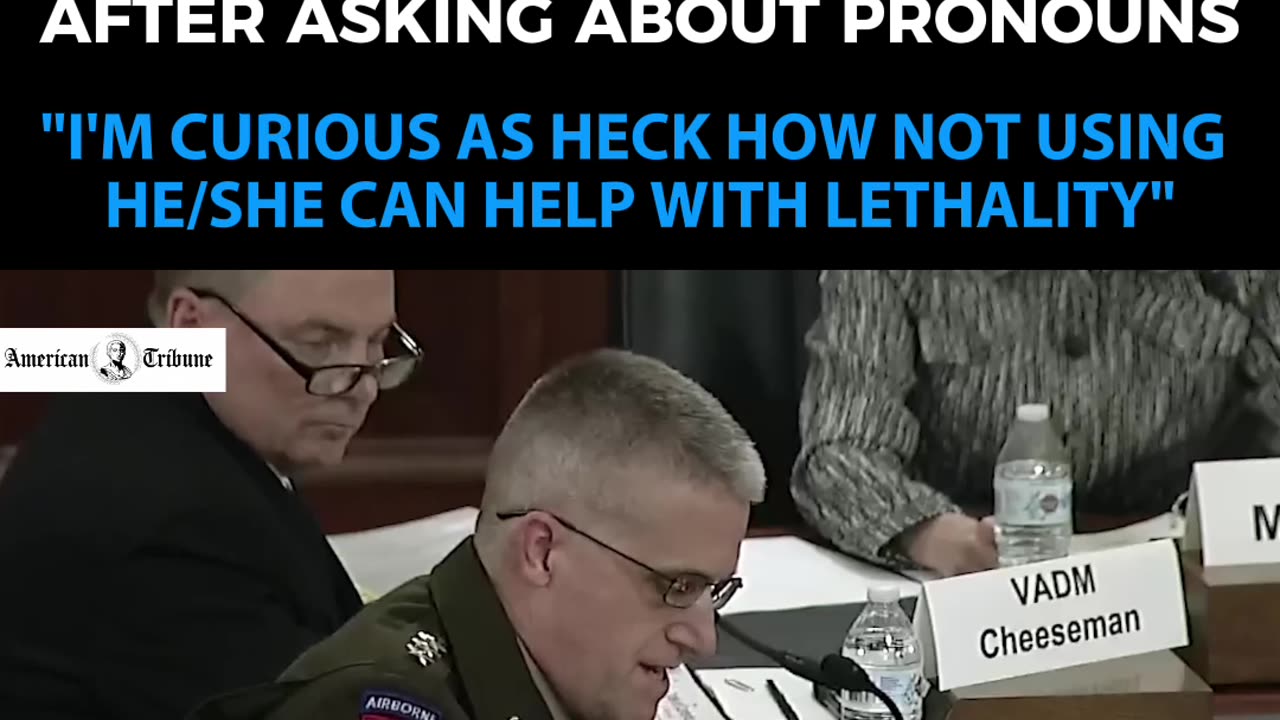 Josh Hawley DESTROYS Military Leaders over Pronoun usage!
