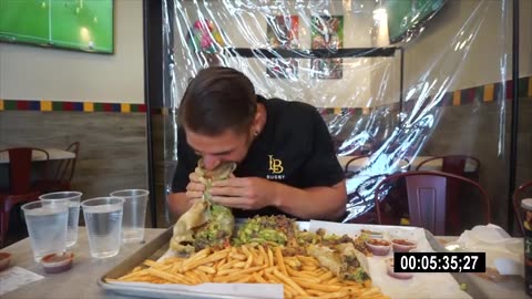 Man vs Food Quality Burrito