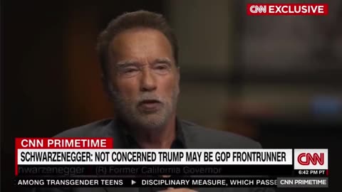 Arnold Schwarzenegger believes that by choosing Trump as its frontman