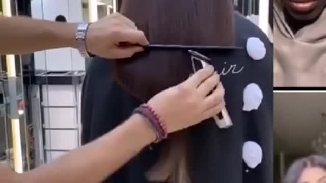 she should have cut it in one piece and donated it