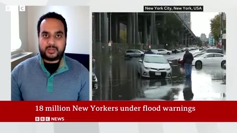 New York city emergency declared over flash flooding