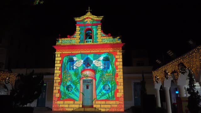 intermission - Chapel of St. Francis Xavier - iluminar Macau. Light Up Macao 2022