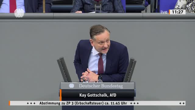 Kay Gottschalk Rede vom 01.12.2022 - Erbschaftsteuer
