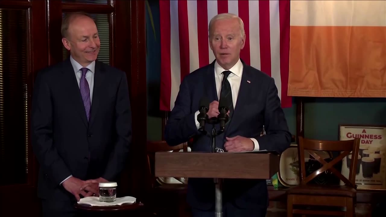 Biden mixes up rugby team with 'Black and Tan' soldiers