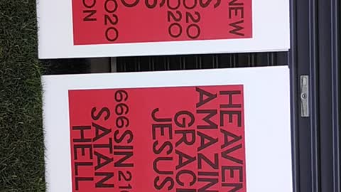Covid vaccine street protest signs